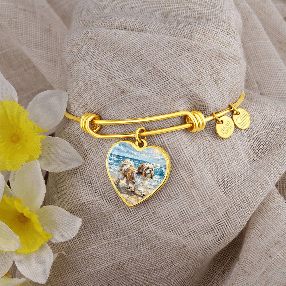 Beach Days - Shih Tzu Heart Bracelet