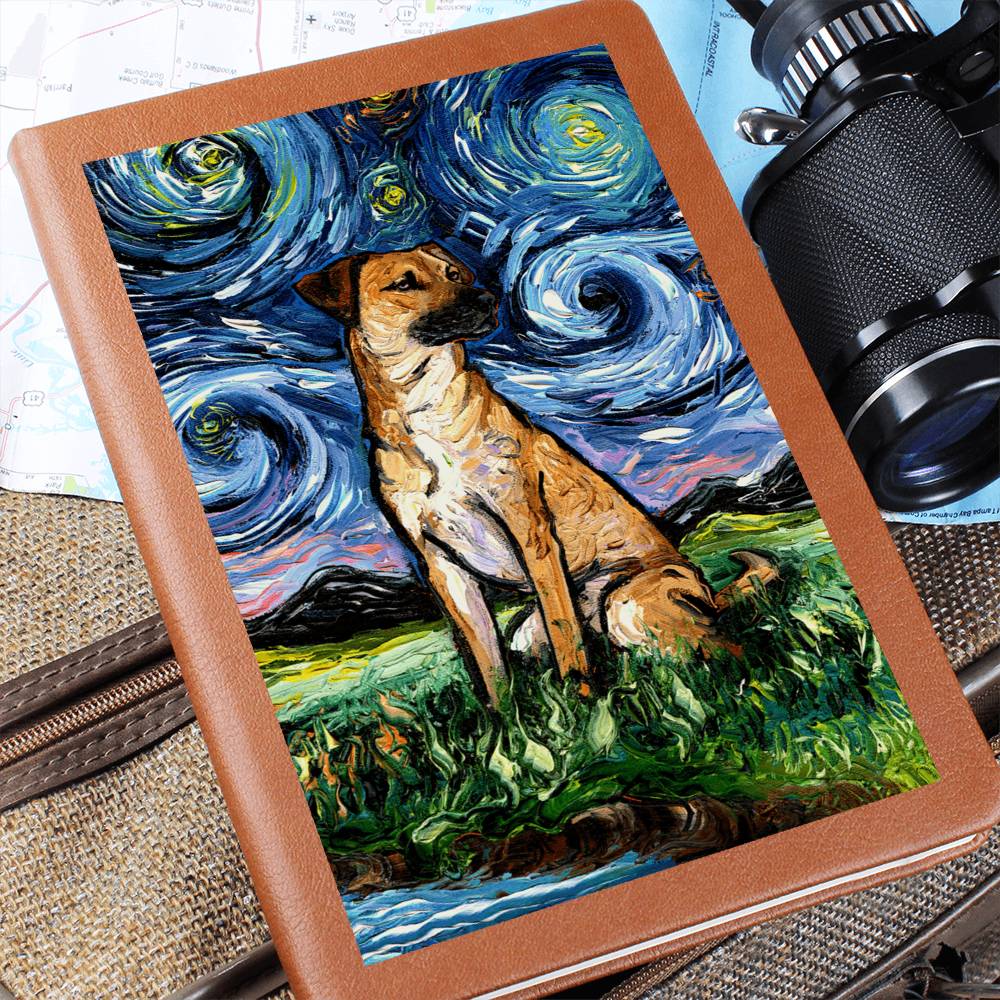 Black Mouth Cur Leather Journal