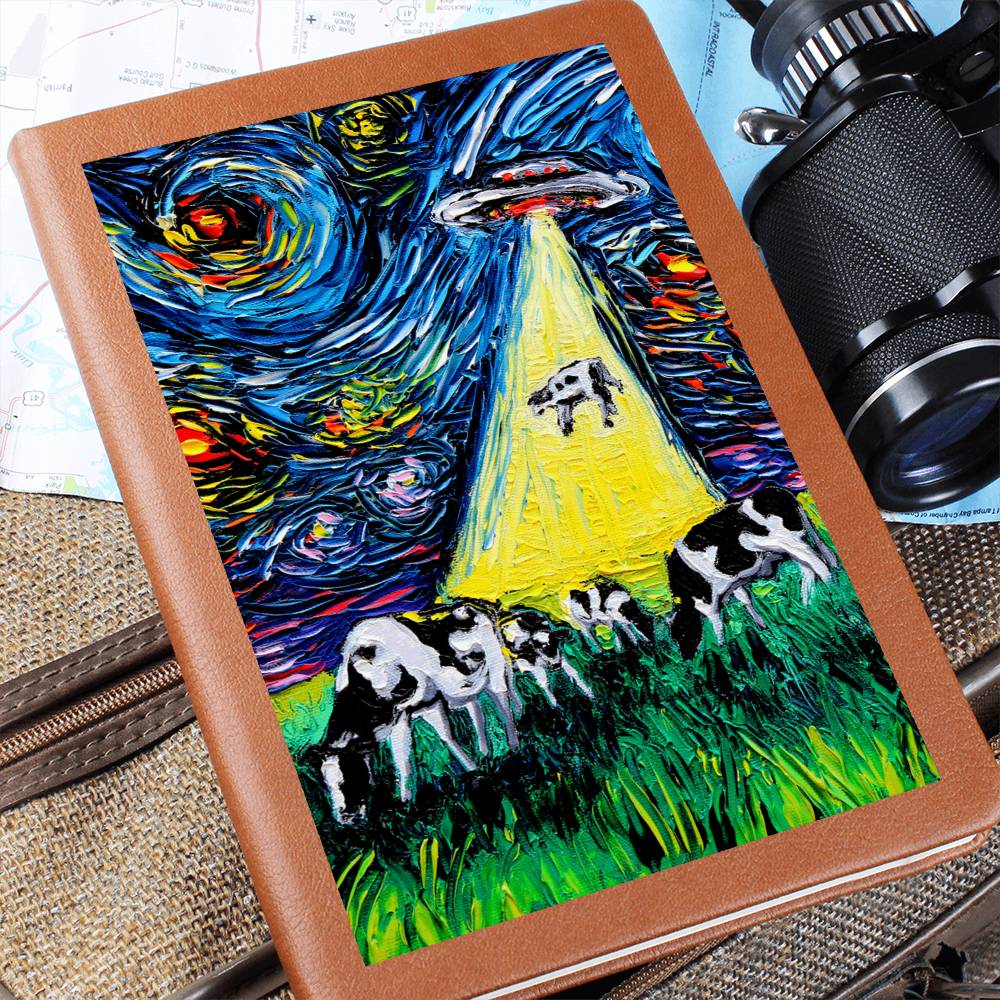 Van Gogh Was Never Abducted Leather Journal