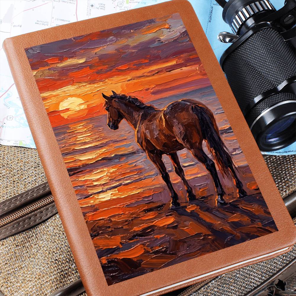 Sunset - Chocolate Mare Leather Journal