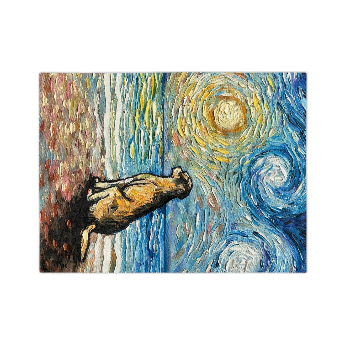 Minky Blanket Beach Days Yellow Labrador Dog Coastal Sunset Ocean Throw