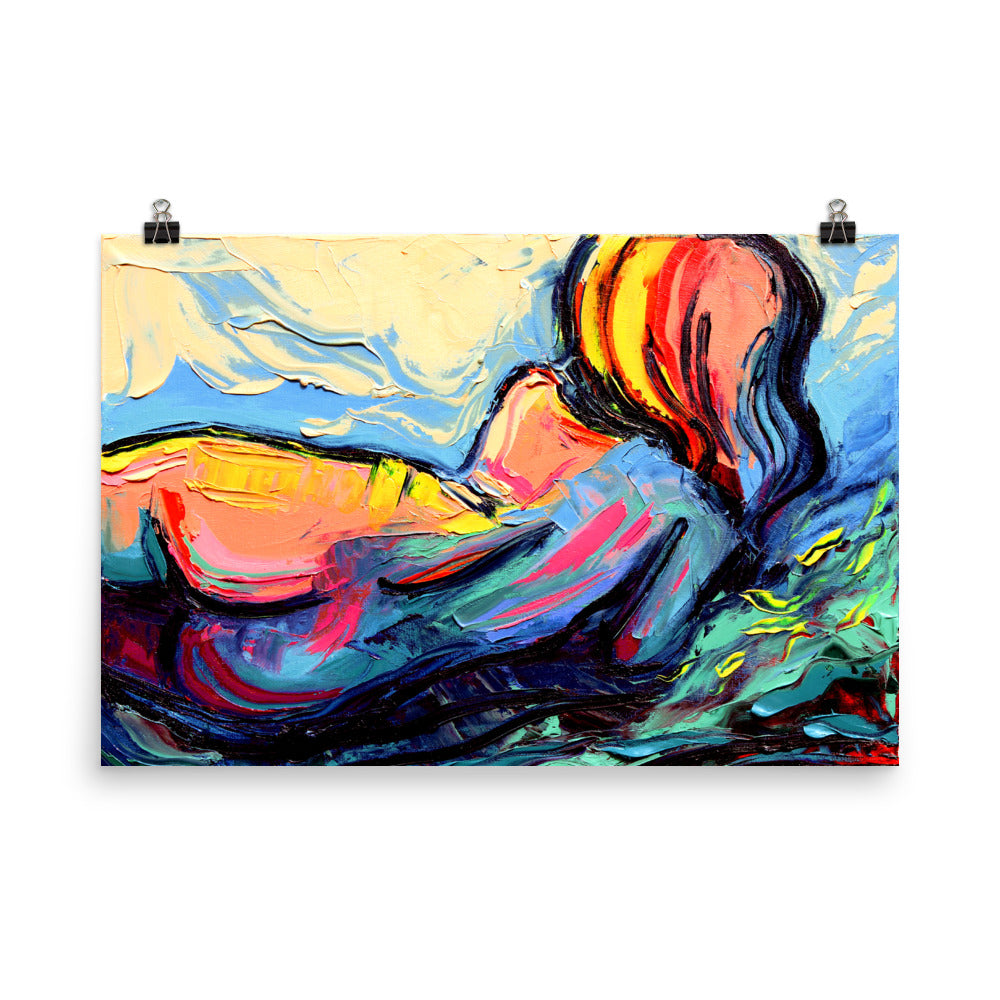 A Soft Breeze, Matte Poster Print