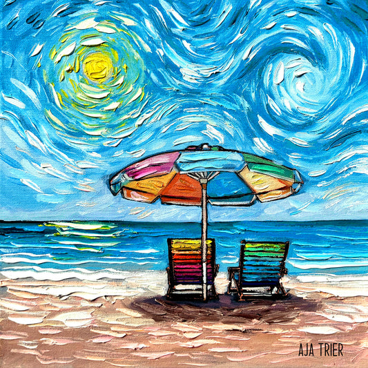 The Getaway, 12x12 inches oil on canvas