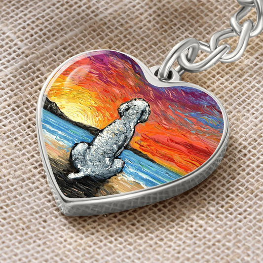 Beach Days - White Poodlependant
