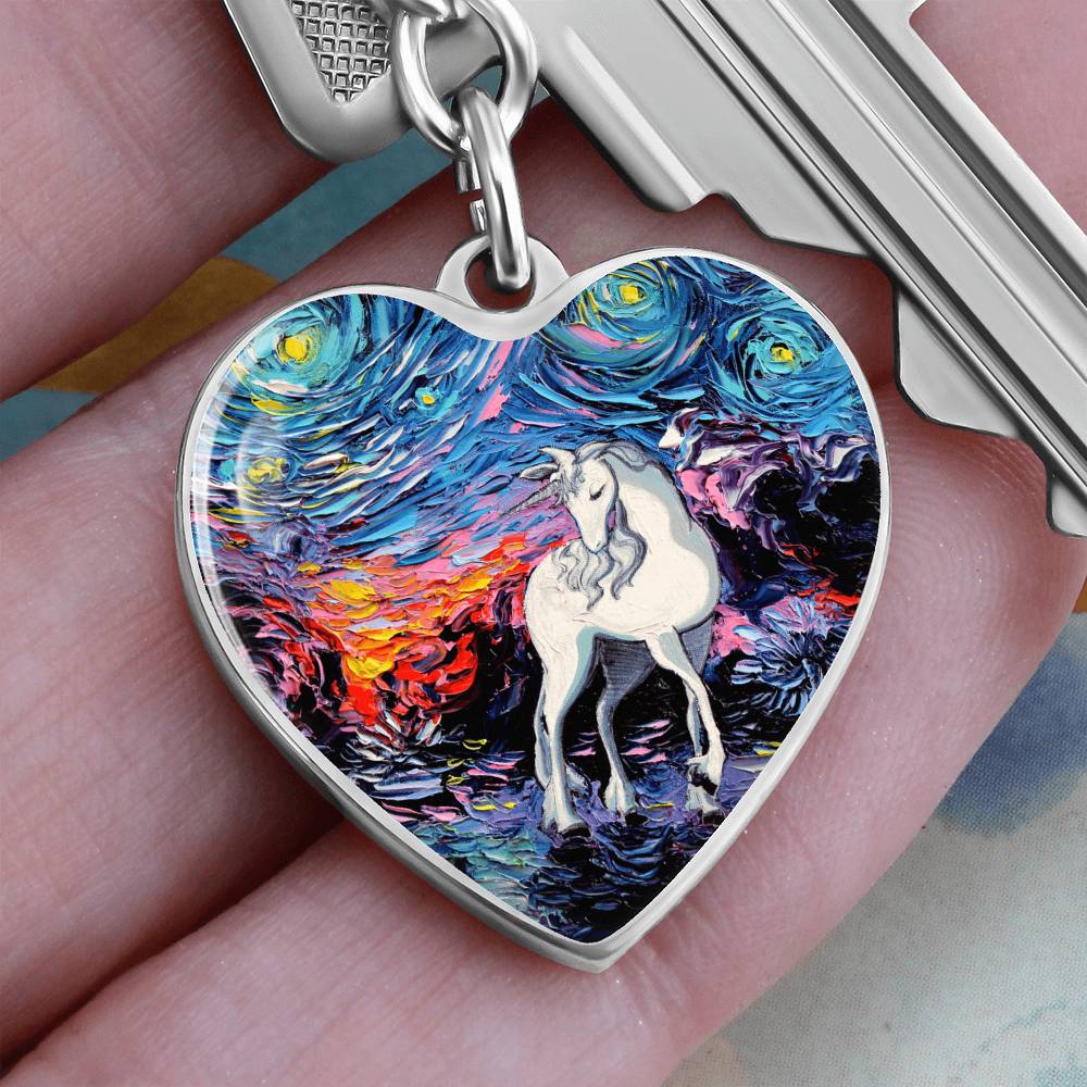 Regret Heart Keychain