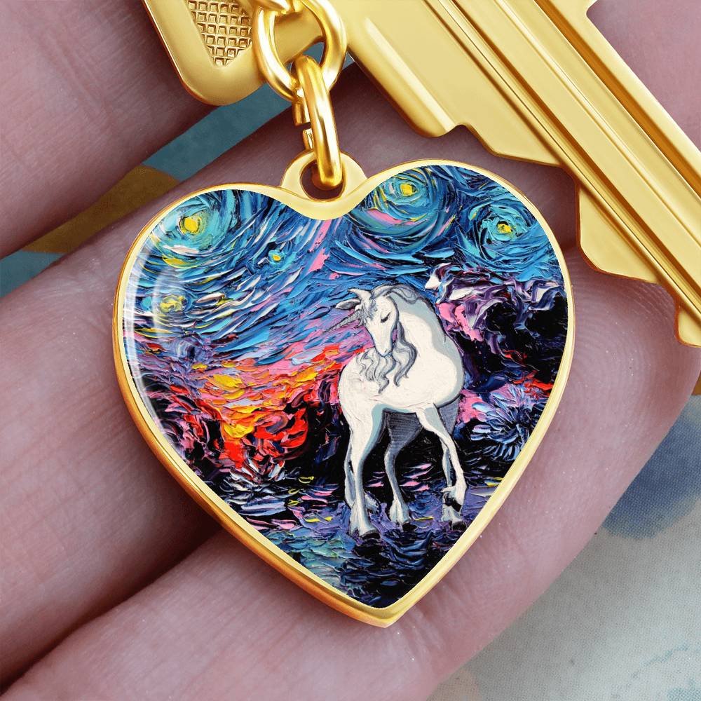 Regret Heart Keychain