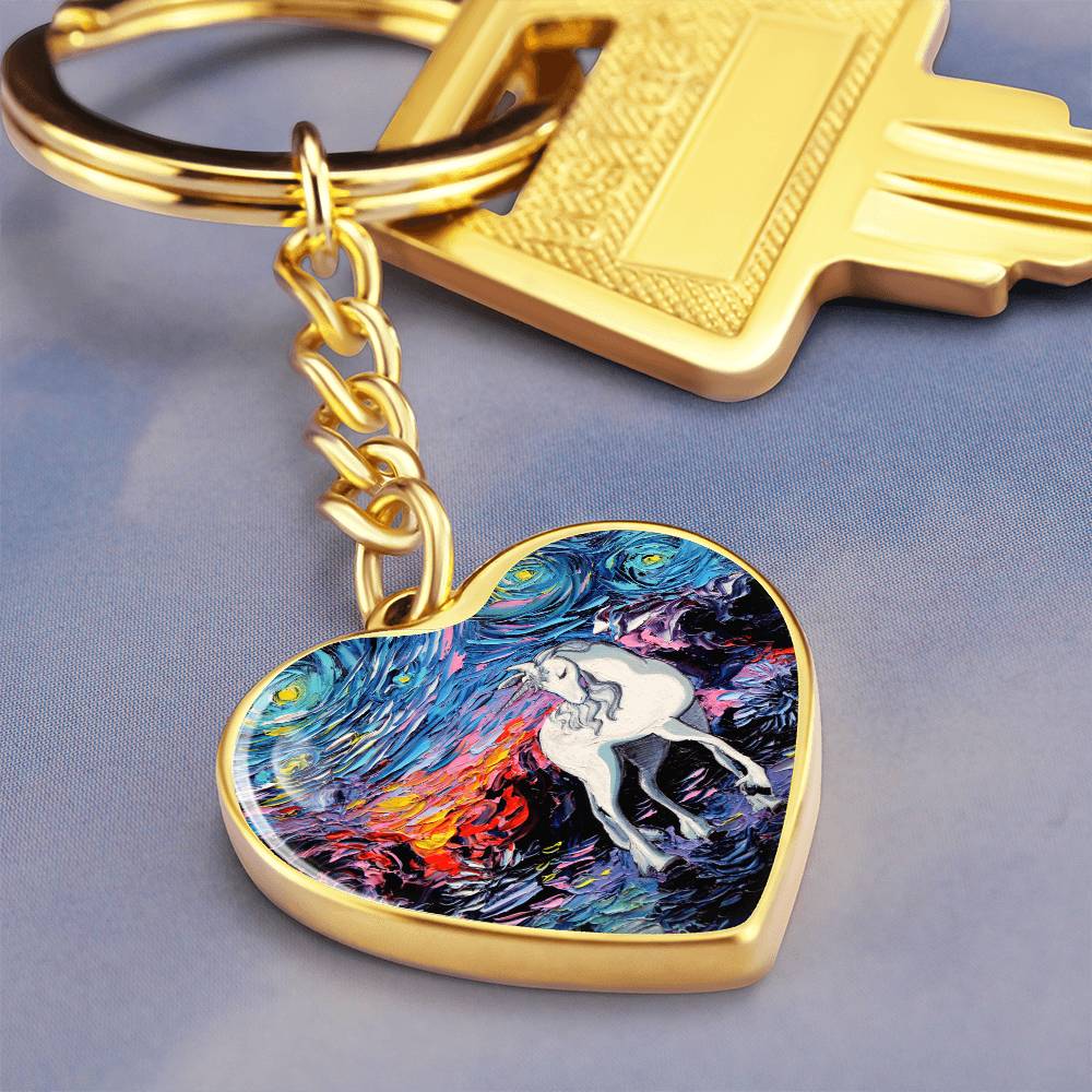 Regret Heart Keychain