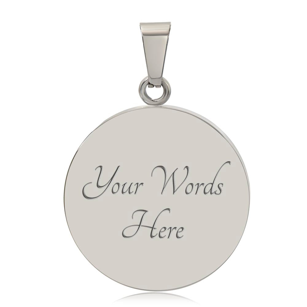 Faces of the City CXVI Round Necklace