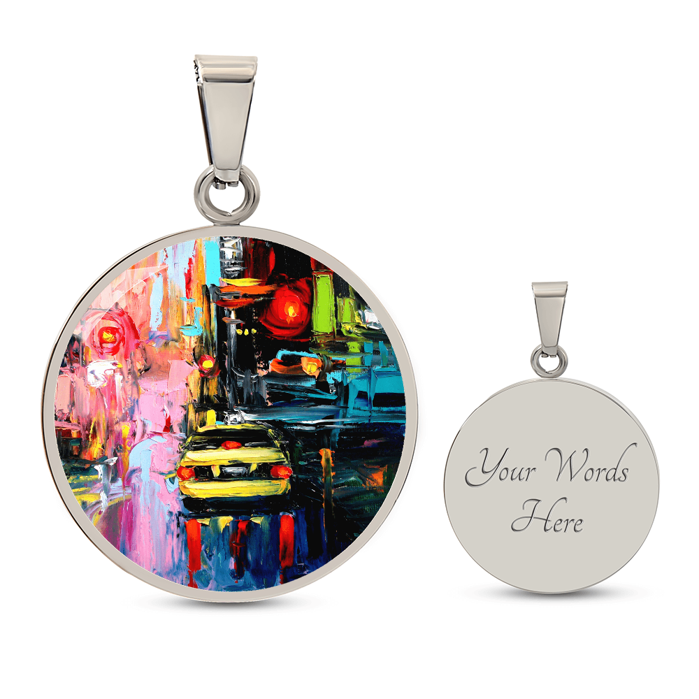 Faces of the City CXVI Round Necklace
