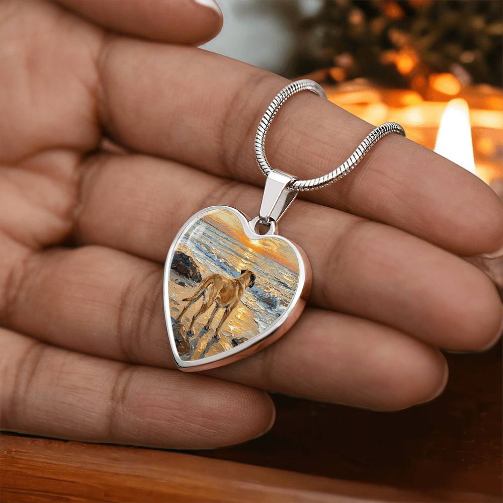 Beach Days - Chinook Heart Necklace