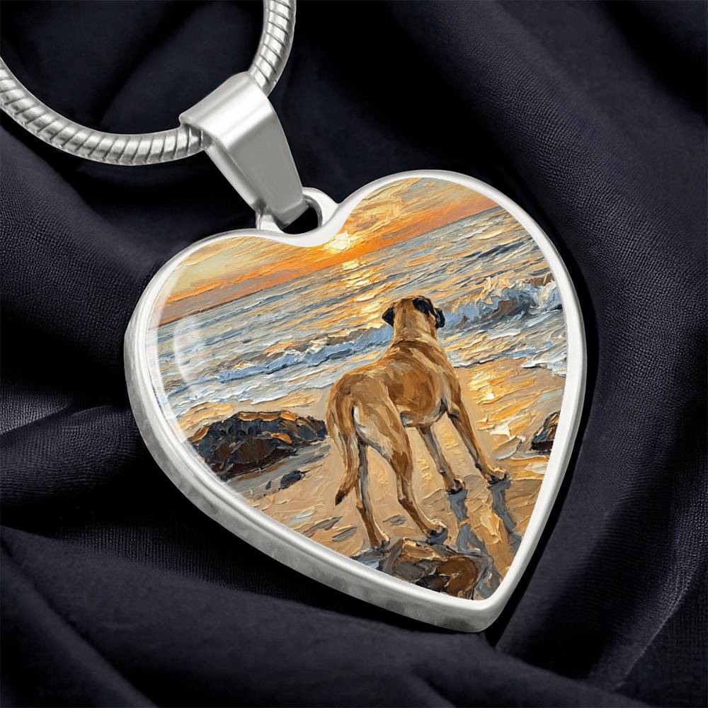 Beach Days - Chinook Heart Necklace
