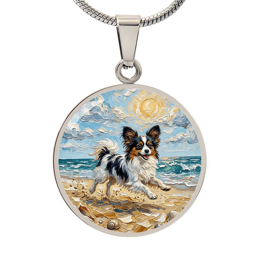 Beach Days - Papillon Round Necklace