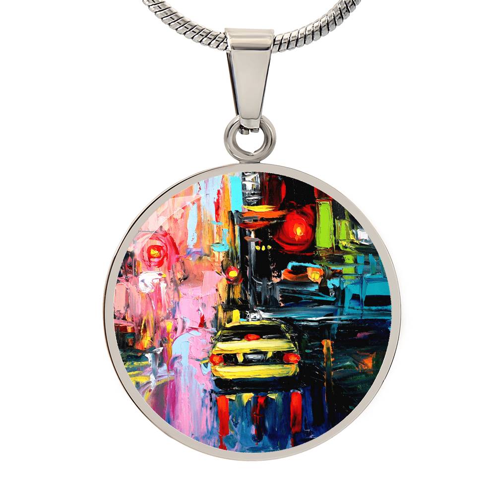 Faces of the City CXVI Round Necklace