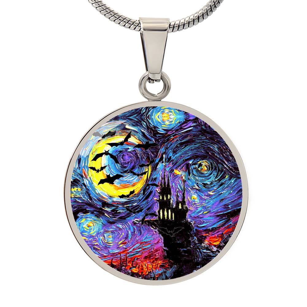 Transylvanian Night Starry Night Round Necklace