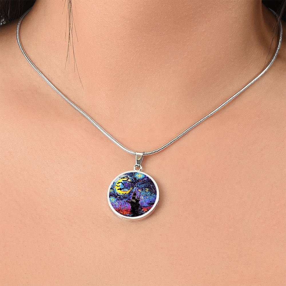 Transylvanian Night Starry Night Round Necklace