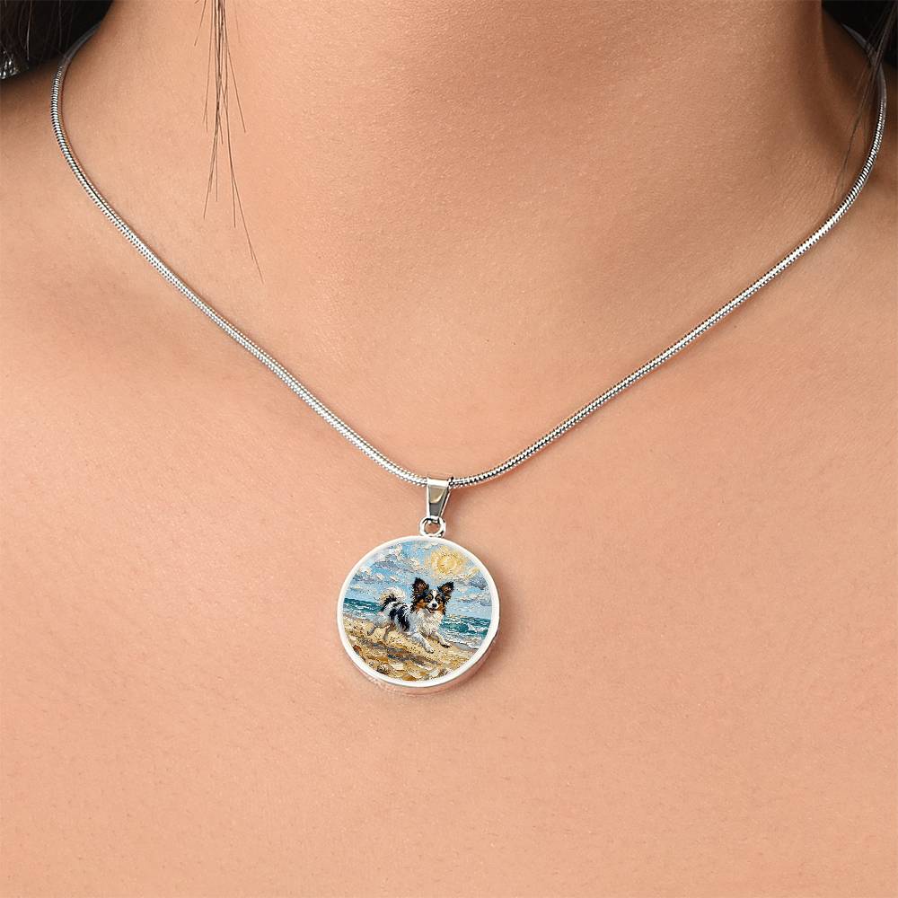 Beach Days - Papillon Round Necklace