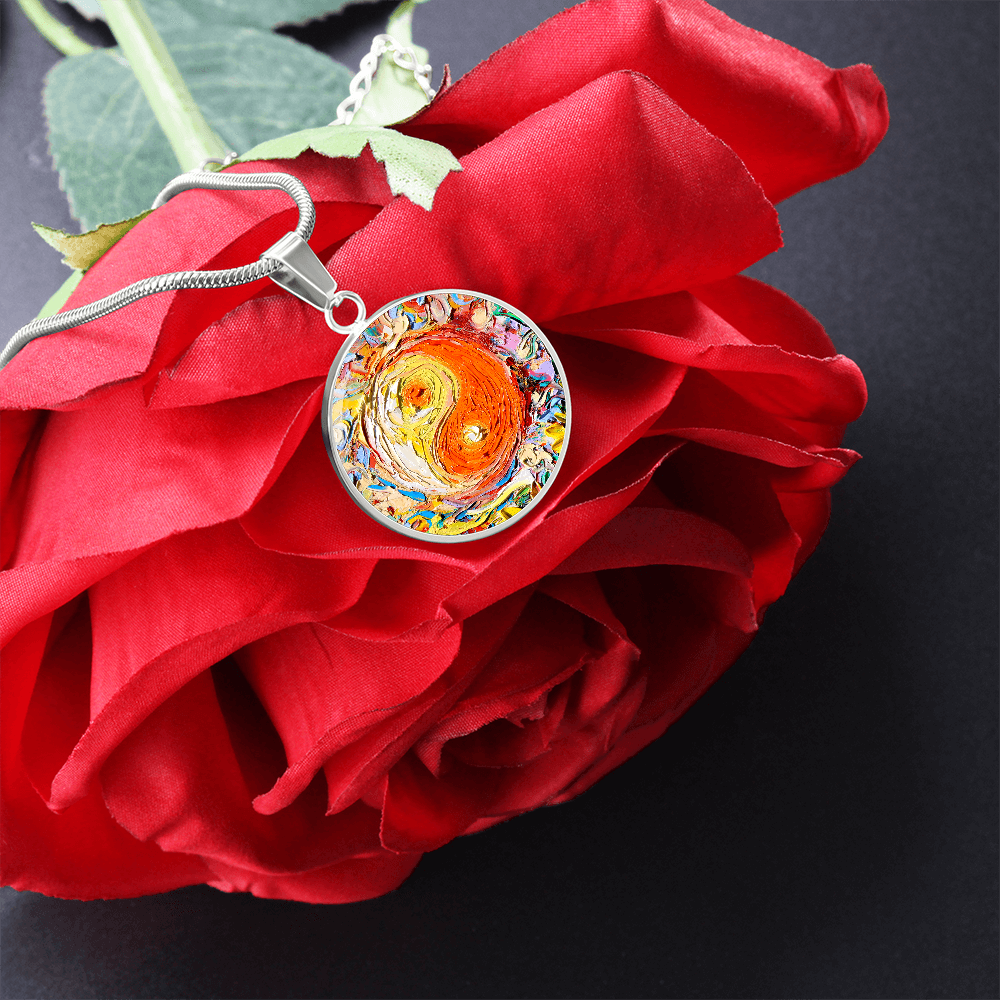 A Question of Balance Yin Yang Round Necklace