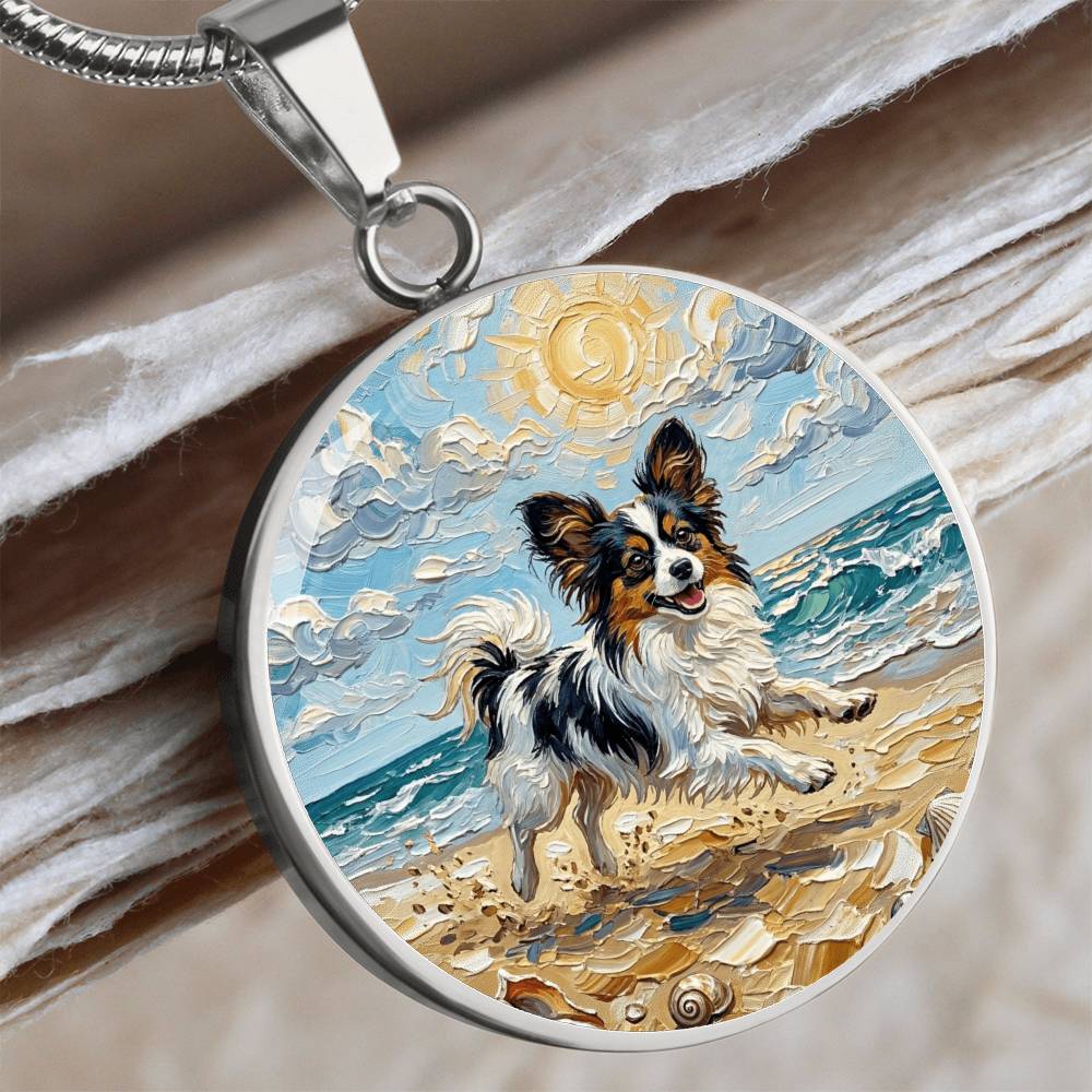 Beach Days - Papillon Round Necklace