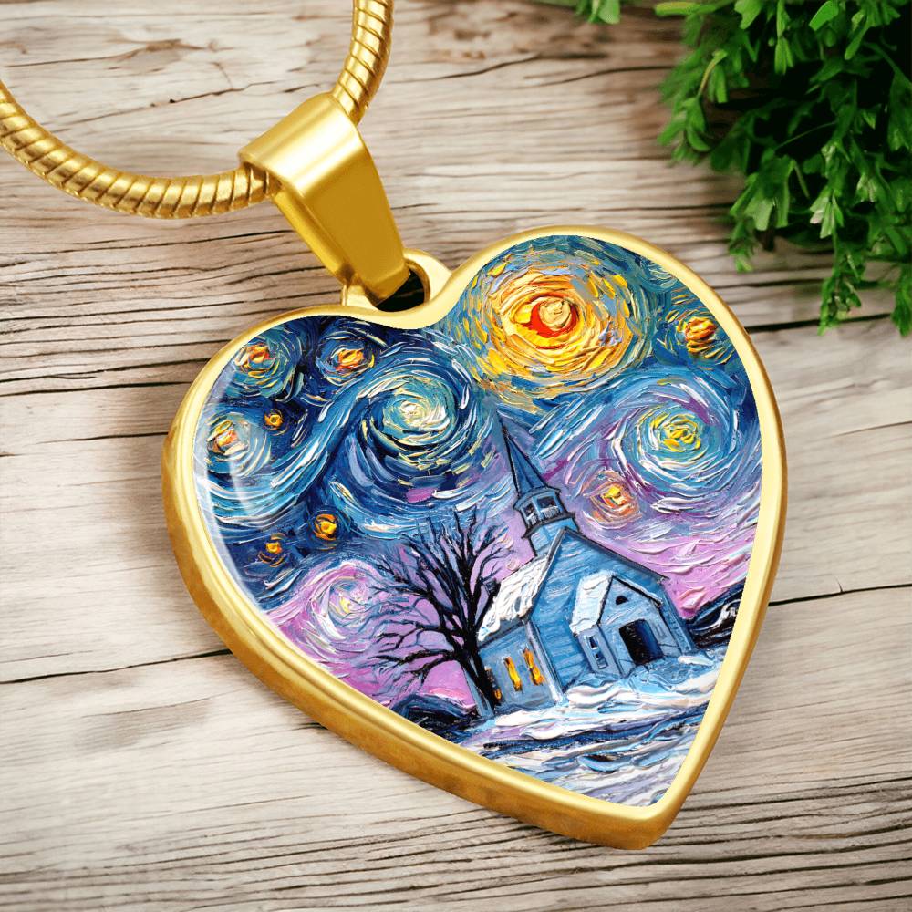 O Holy Night Starry Night Necklace