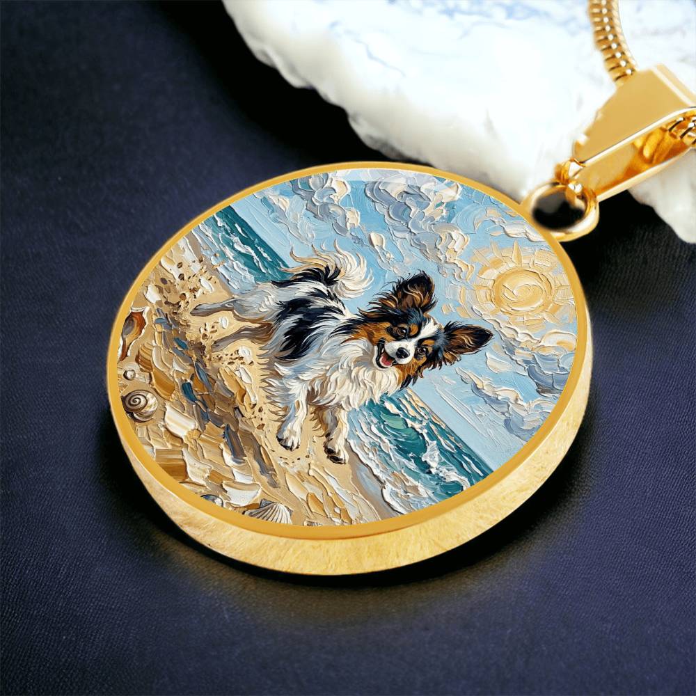 Beach Days - Papillon Round Necklace
