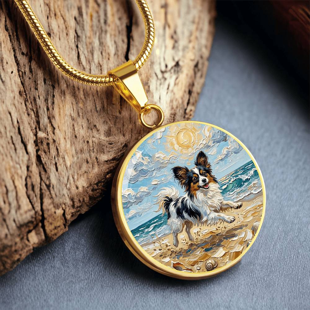 Beach Days - Papillon Round Necklace
