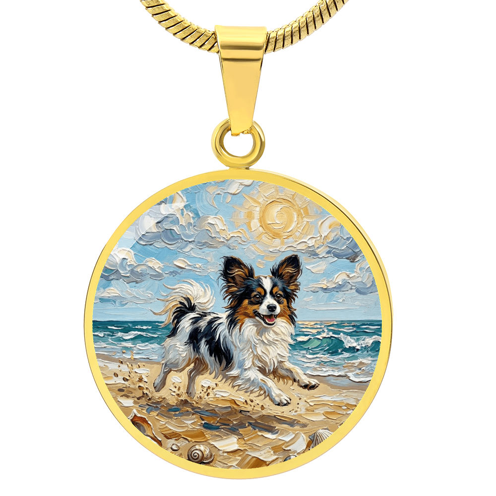 Beach Days - Papillon Round Necklace