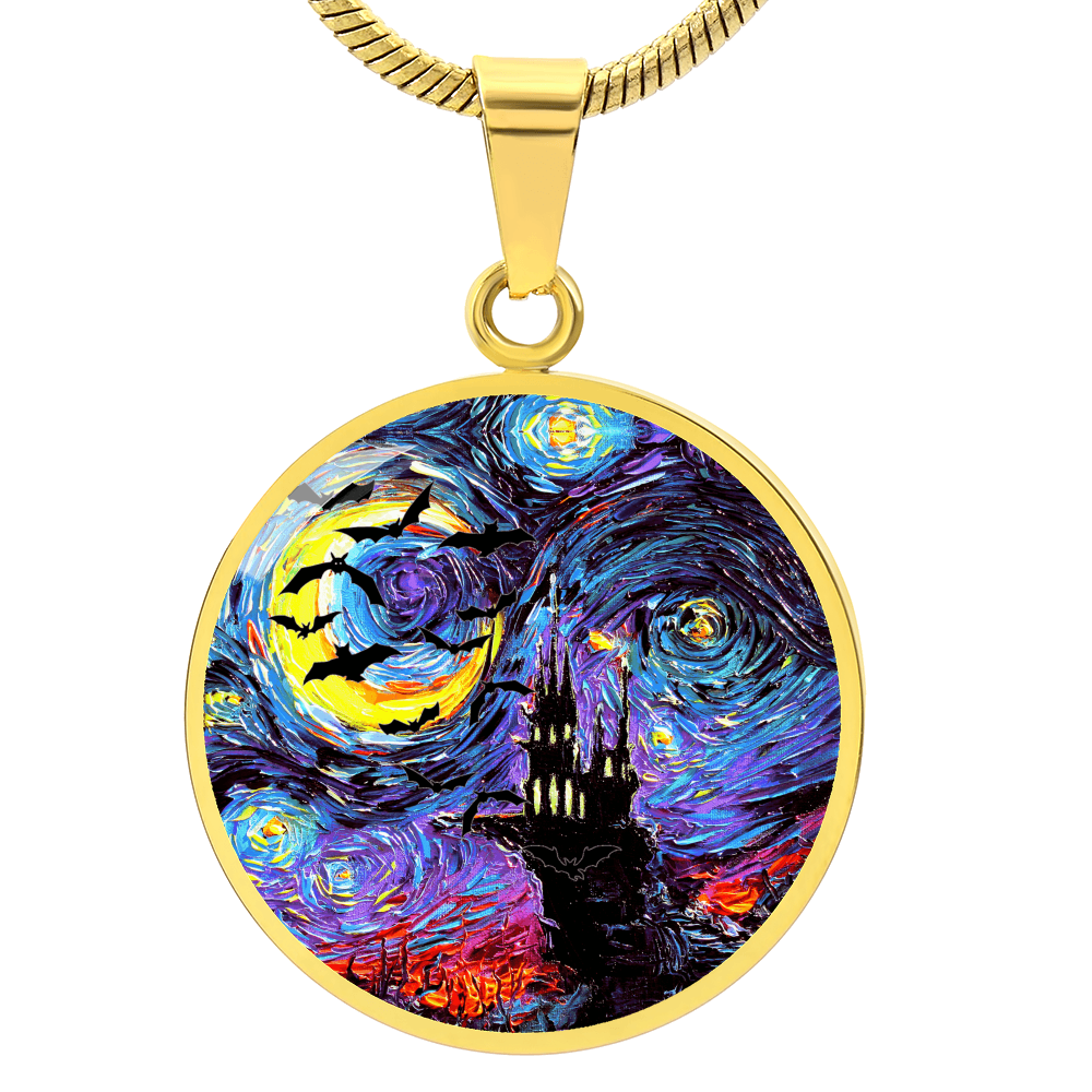 Transylvanian Night Starry Night Round Necklace