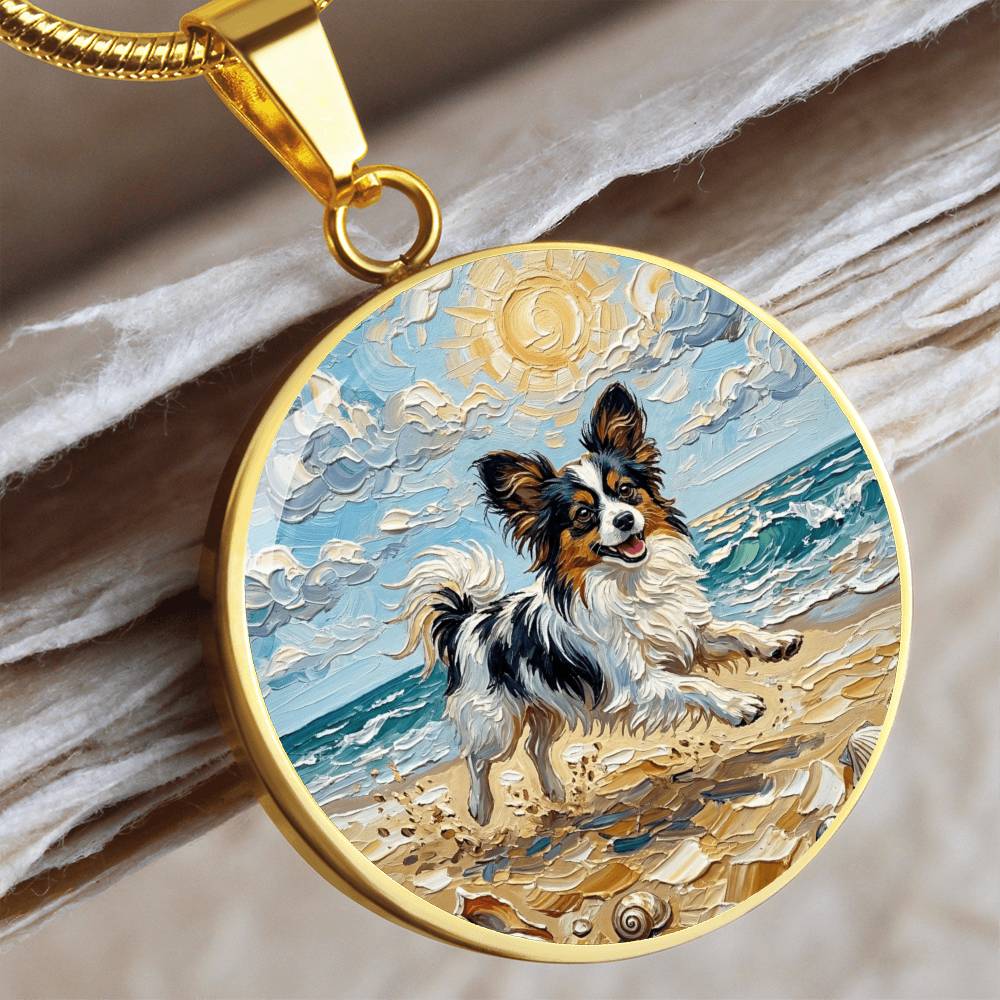 Beach Days - Papillon Round Necklace