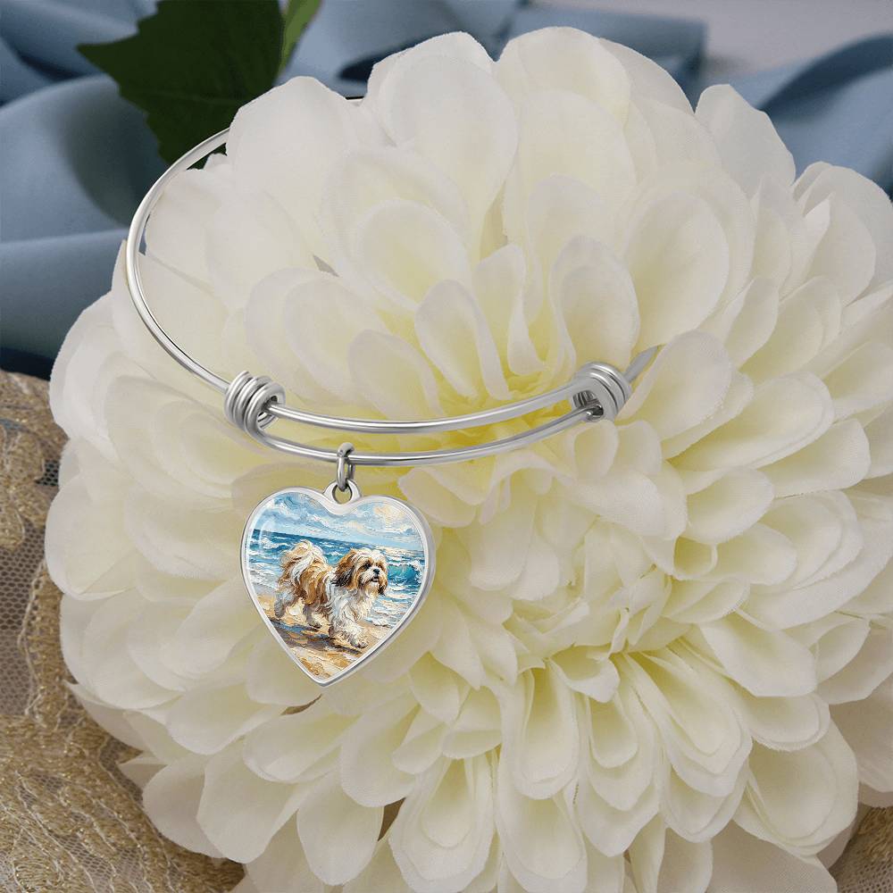 Beach Days - Shih Tzu Heart Bracelet