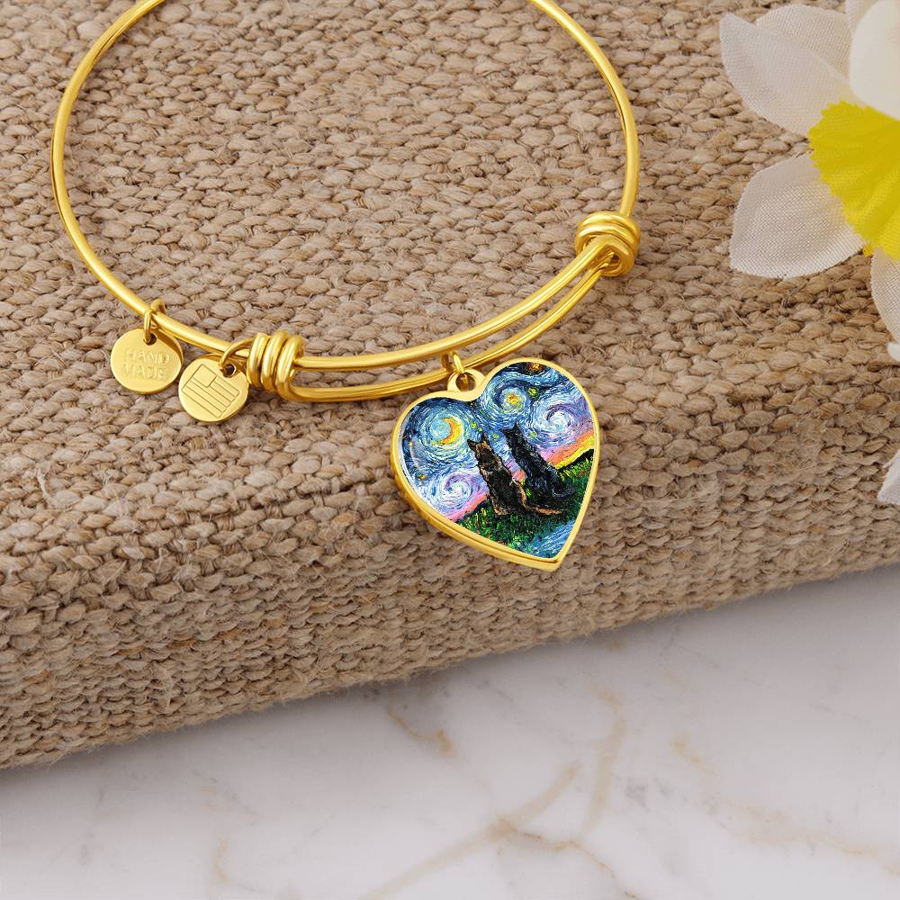 Soulmates Starry Night Heart Necklace