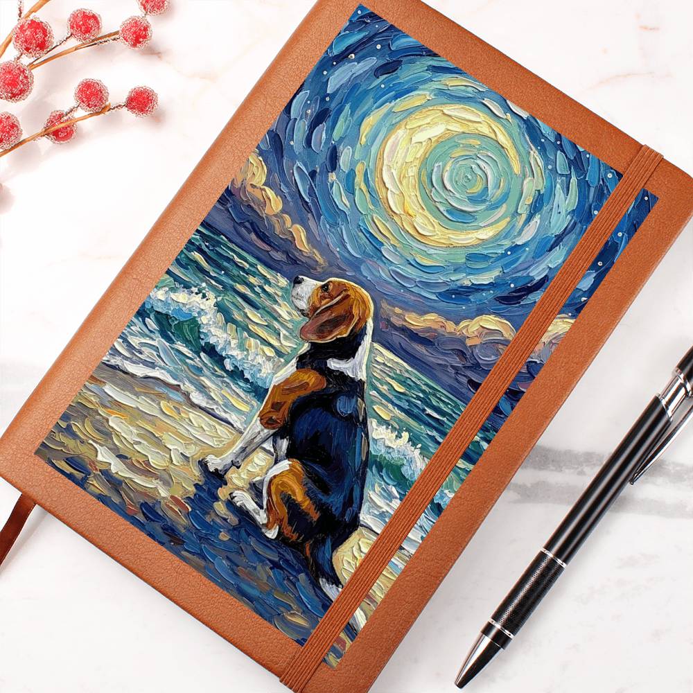 Beach Nights - Beagle Leather Journal