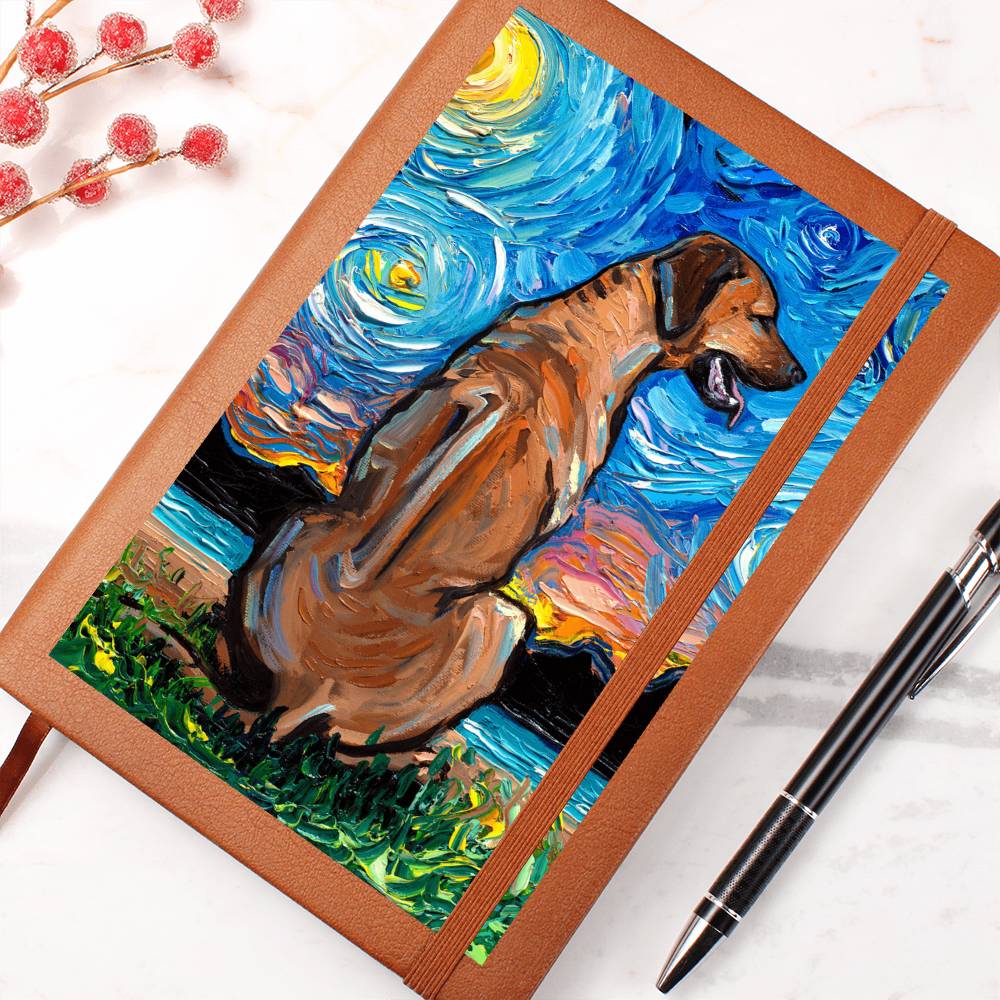 Rhodesian Ridgeback Leather Journal