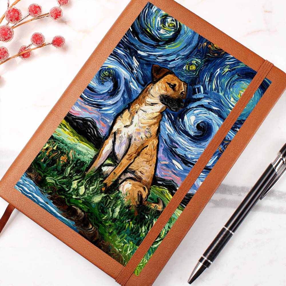 Black Mouth Cur Leather Journal