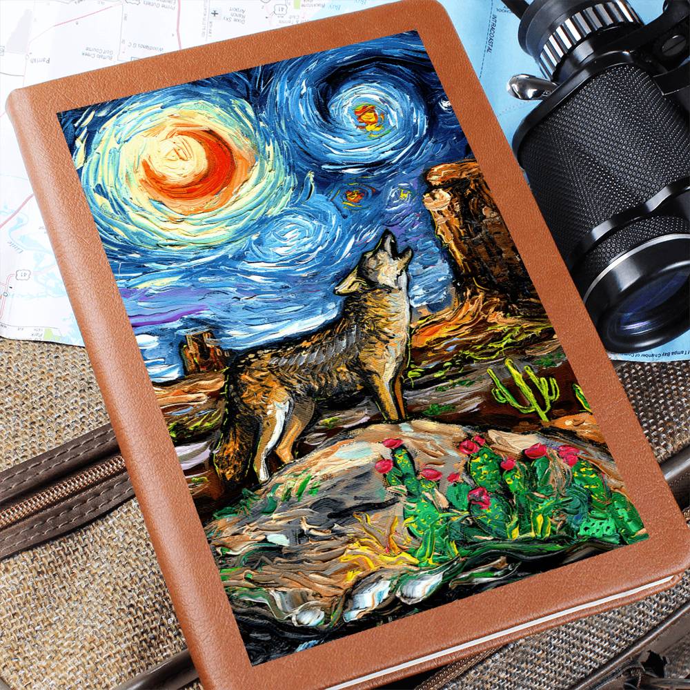 Southwest Starry Night Leather Journal