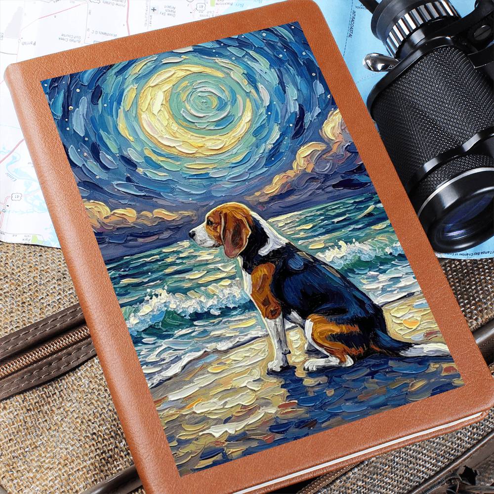 Beach Nights - Beagle Leather Journal