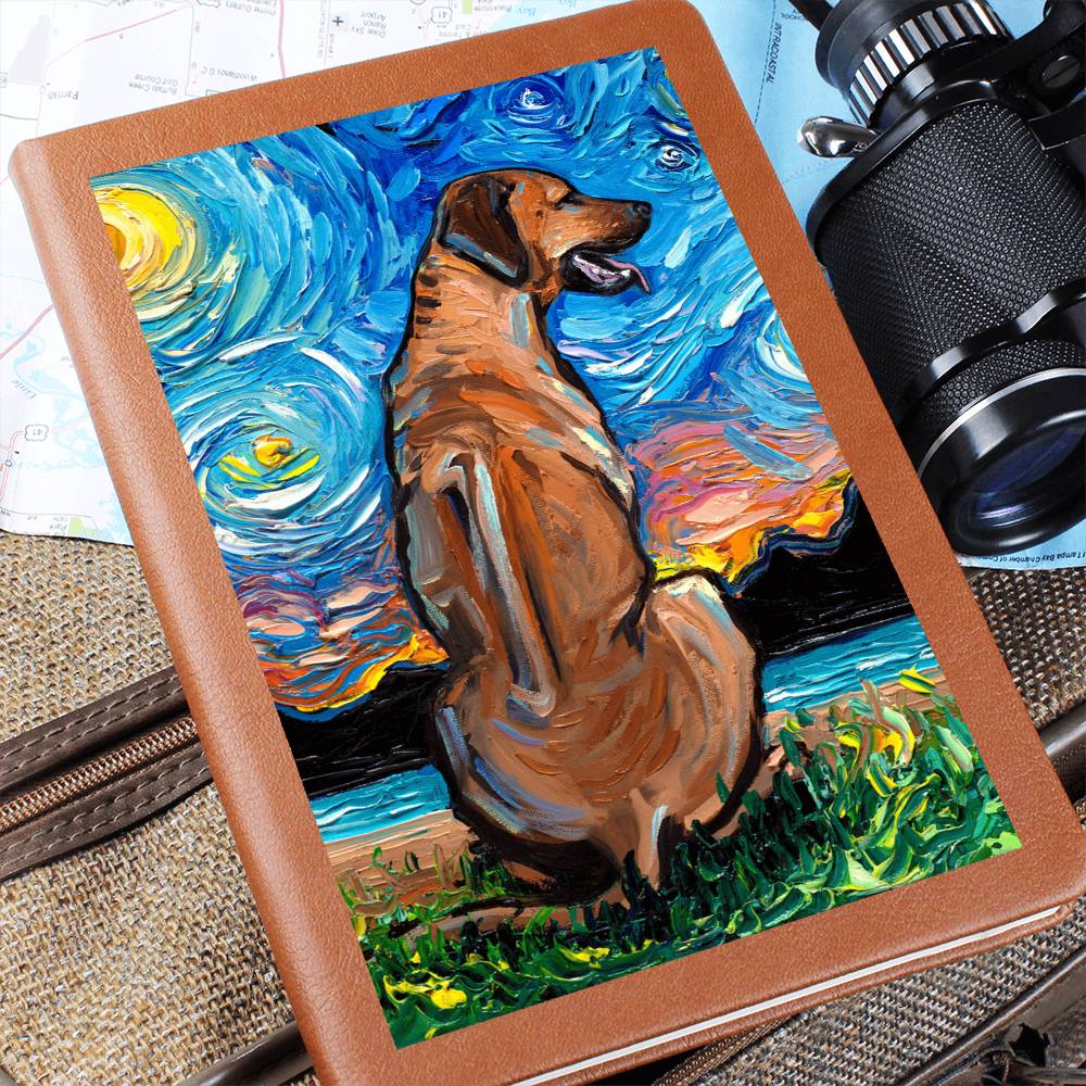 Rhodesian Ridgeback Leather Journal