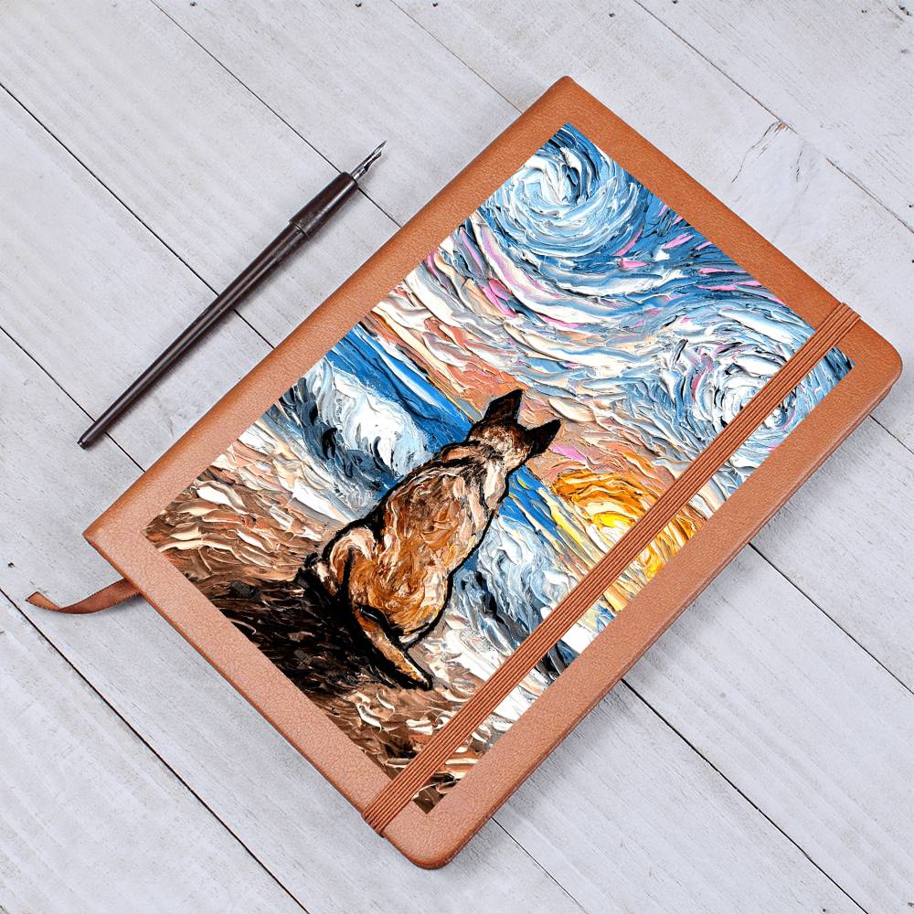 Beach Days - Red Heeler Leather Journal