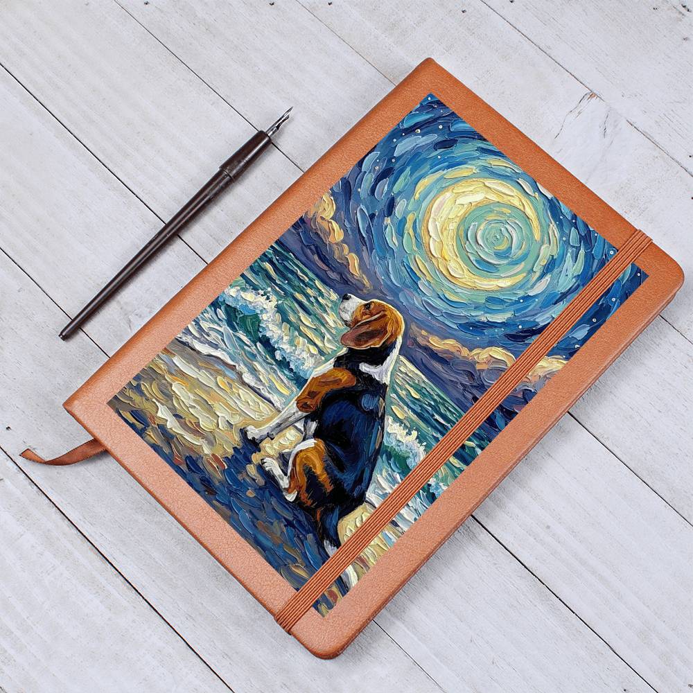 Beach Nights - Beagle Leather Journal