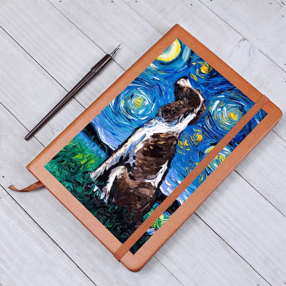 English Springer Spaniel Leather Journal