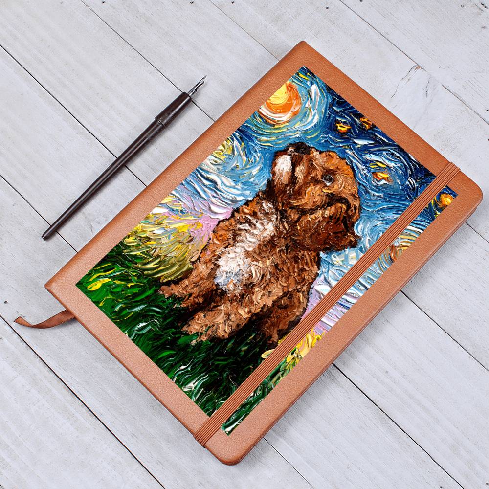 Cavapoo Leather Journal