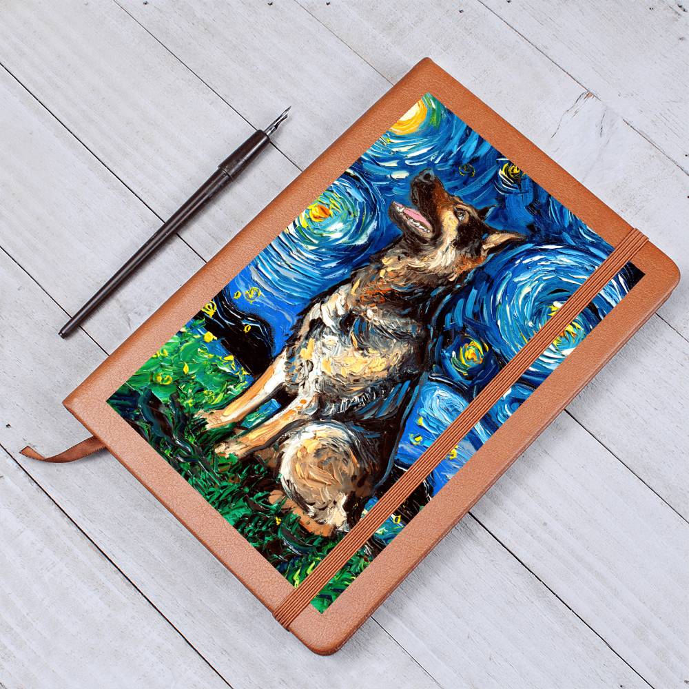 German Shepherd Leather Journal