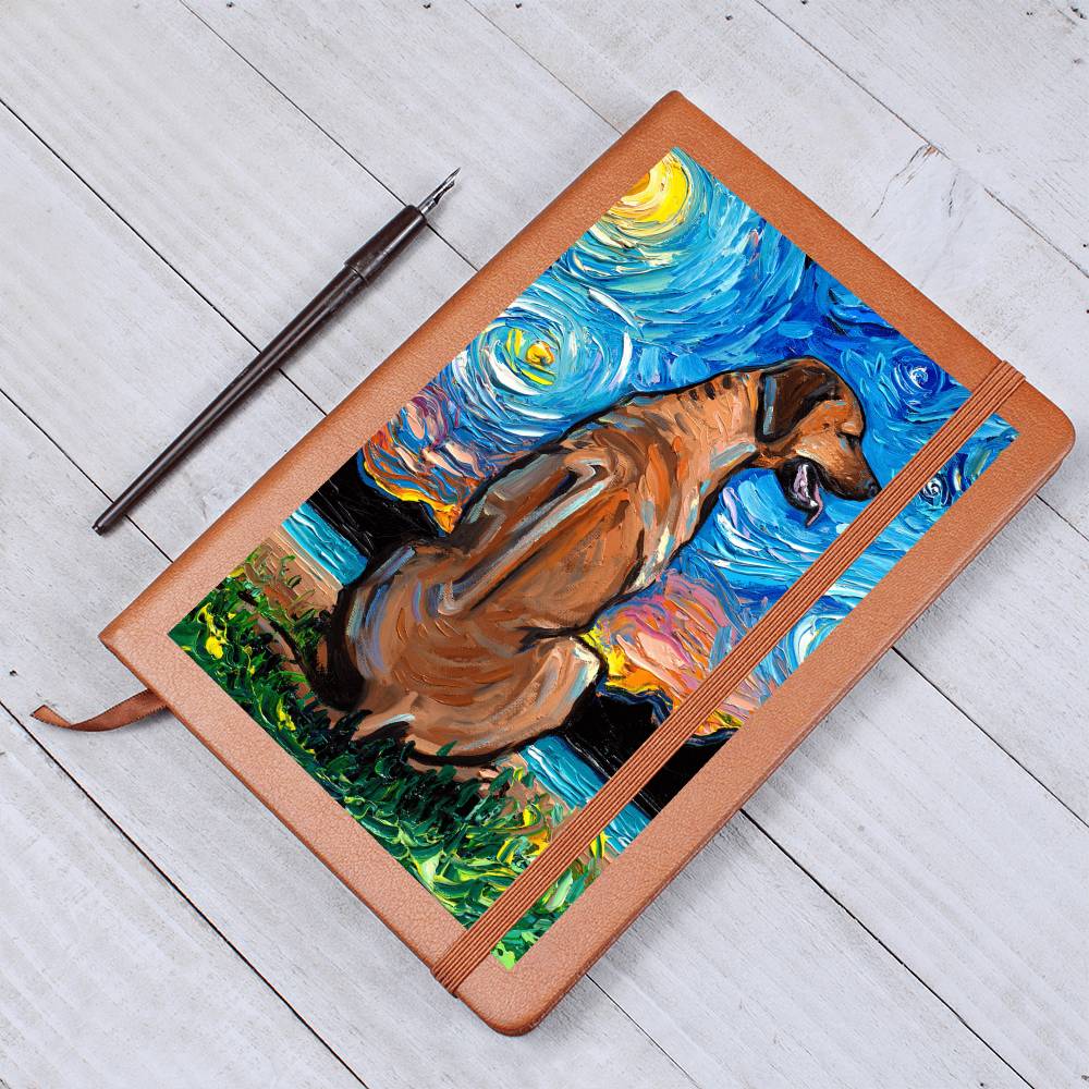 Rhodesian Ridgeback Leather Journal
