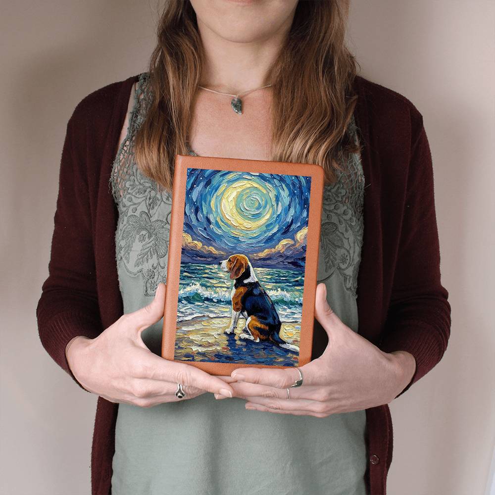 Beach Nights - Beagle Leather Journal