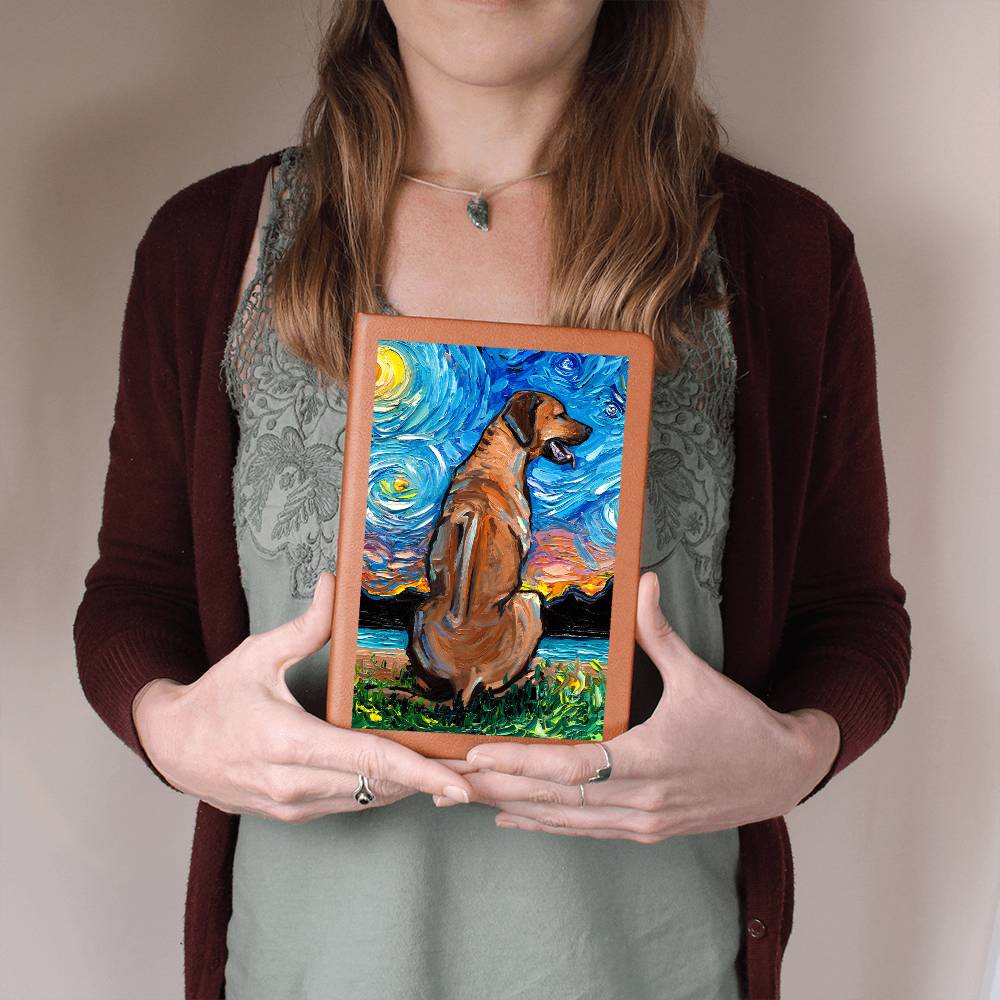 Rhodesian Ridgeback Leather Journal