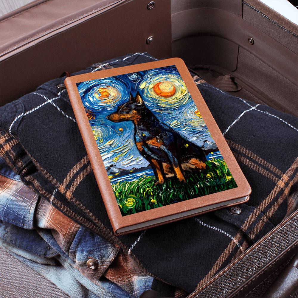 Miniature Pinscher Leather Journal