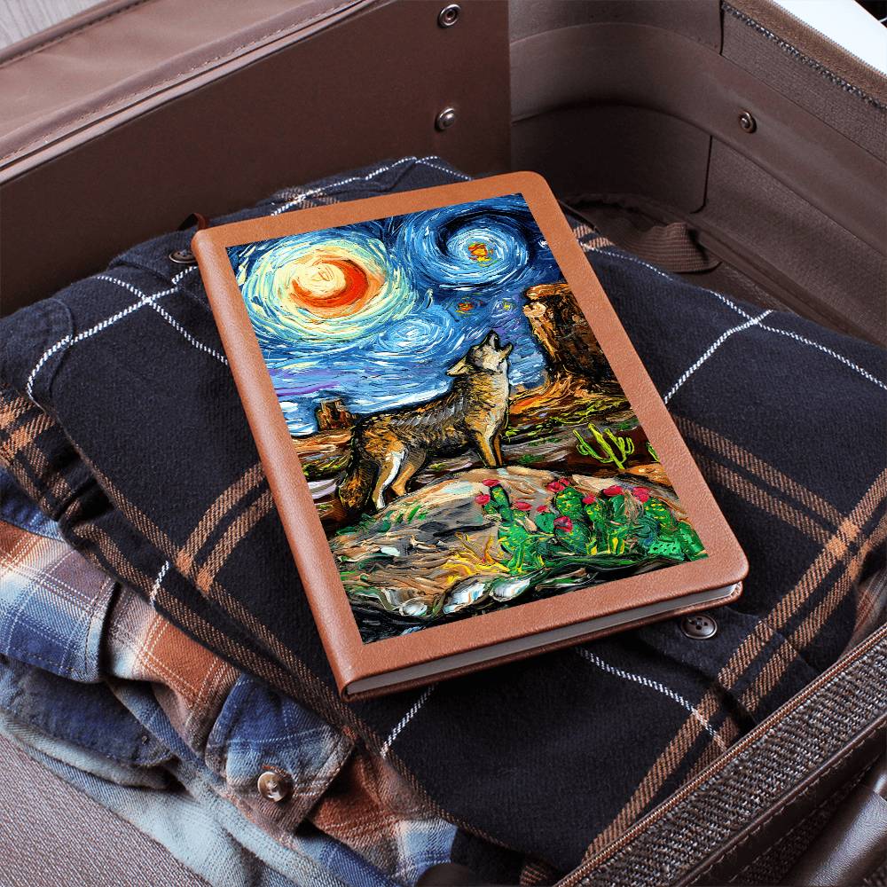 Southwest Starry Night Leather Journal