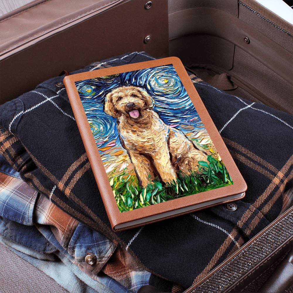 Goldendoodle Leather Journal