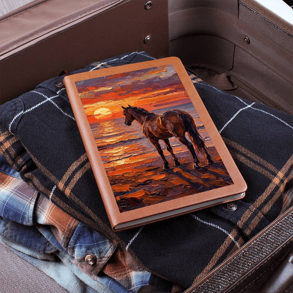 Sunset - Chocolate Mare Leather Journal