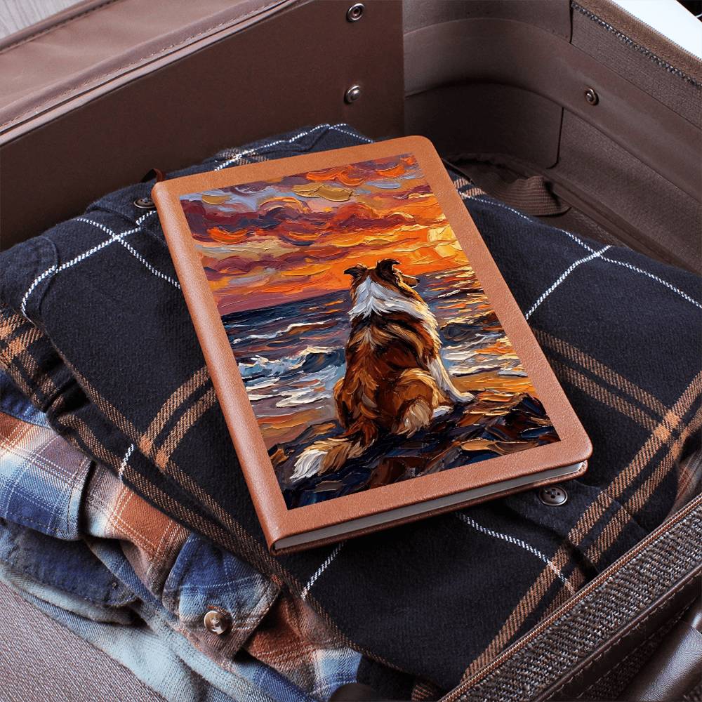 Beach Nights - Collie Leather Journal