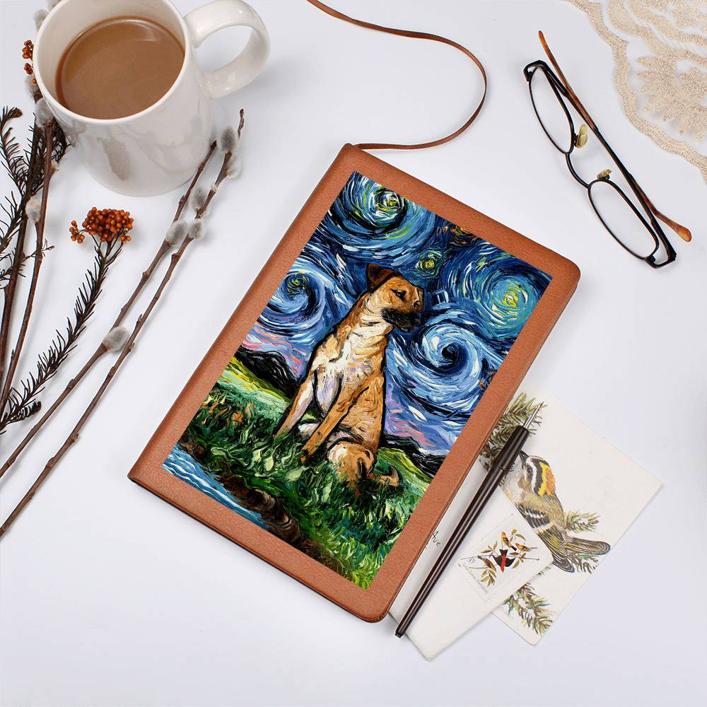 Black Mouth Cur Leather Journal